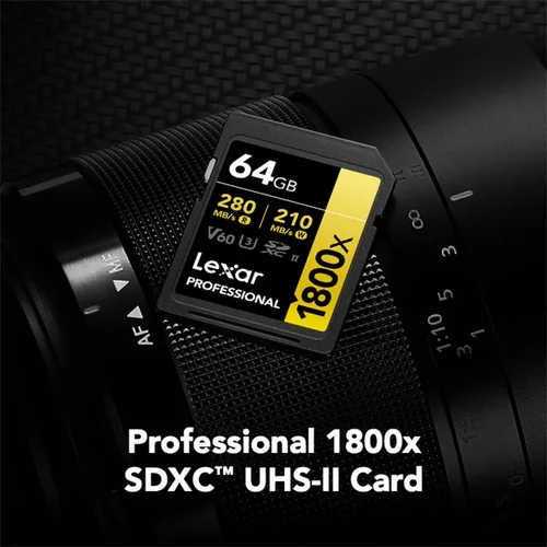 Vista 2 de Lexar Gold Series Professional 1800x 1TB UHS-II SDXC Tarjeta de memoria