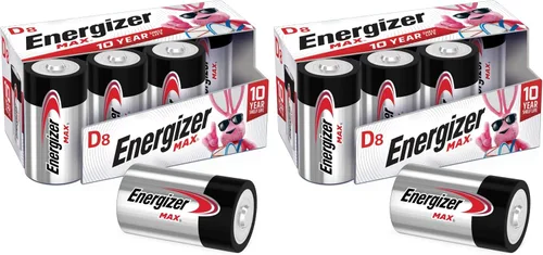 Vista 10 de Energizer D Baterías, Batería de celda D Premium Alcalina, 8