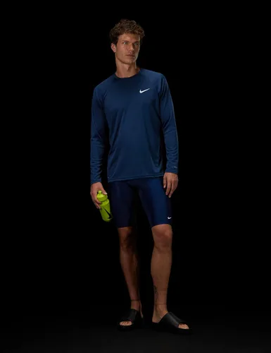 Vista 6 de Nike Essential Long Sleeve Hydroguard Swim Shirt UPF40+ Rash Guard