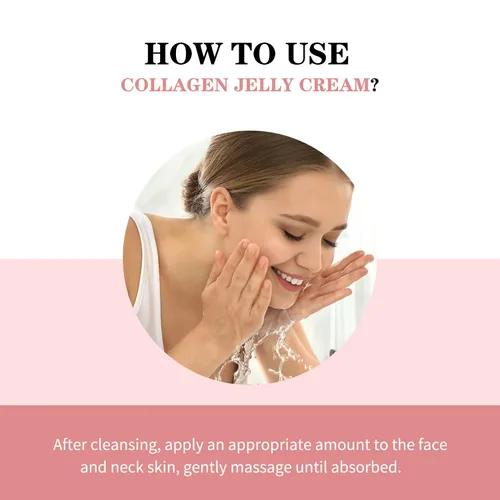 Vista 6 de LOYOTICE Crema de gelatina de colágeno, contiene niacinamida y colágeno hidrolizado liofilizado, aumenta la elasticidad y la hidratación, reduce