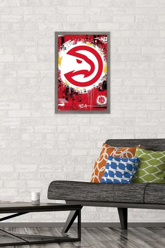 Vista 2 de Trends International NBA Atlanta Hawks - Póster de pared con logotipo Maximalist 23