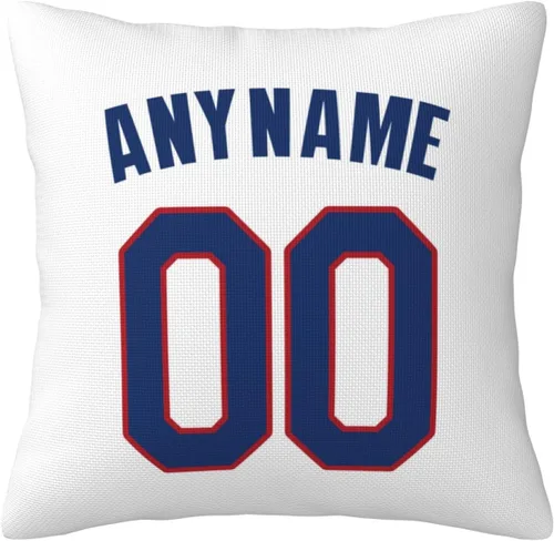 Vista 35 de Funda de almohada personalizada: Funda de almohada personalizada con cualquier nombre y número, regalo personalizado para fanáticos