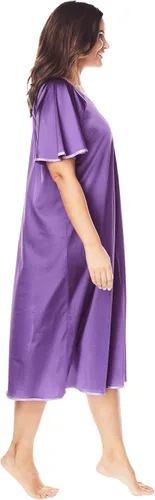 Vista 4 de Only Necessities Vestido corto sedoso paquete de 2 tallas grandes