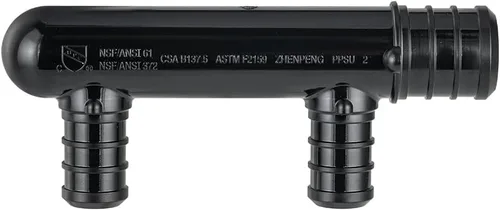 Vista 3 de EFIELD Colector de crimpado Poly Pex cerrado de 2 salidas: tronco de 3/4, puertos de 1/2 "(2 salidas), ASTM F2159, (PPSU1807160)