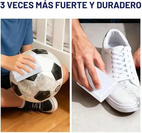 Vista 3 de Paquete de 10 esponjas mágicas de borrar 3 esponjas de limpieza de melamina gruesas y duraderas a granel, almohadillas de limpieza de espuma