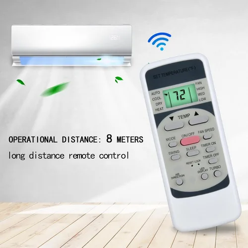 Vista 2 de Mando a distancia de repuesto compatible con aire acondicionado Midea RG51M5/(C) EU Milexus RG51M5/EU AC