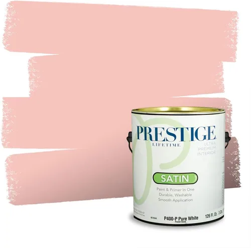 Vista 663 de Prestige Paints Pintura exterior e imprimación en uno, 1 galón, plano, coincidencia comparable de Valspar* Amber Rose*