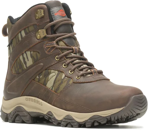 Vista 3 de Merrell Botas impermeables Moab 2 Timber de 6 pulgadas para hombre, Camo