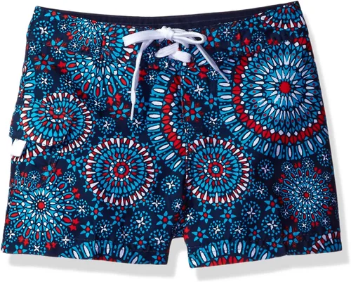 Vista 14 de Kanu Surf Sassy UPF 50+ - Pantalón corto de traje de baño de secado rápido para niña Alania Verde Floral