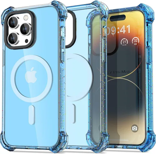Vista 38 de AICase Funda Rebote Rosa Neón Brillante Compatible con iPhone 15, Transparente a Prueba de Impactos Resistente a Golpes Linda Femenina Adolescente