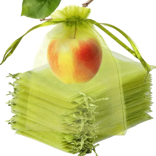 Vista 8 de EdgeXcel 120 bolsas de organza de 4 x 6 pulgadas para regalos pequeños - Bolsa de malla premium con cordón para recuerdos de bodas y fiestas, joyas