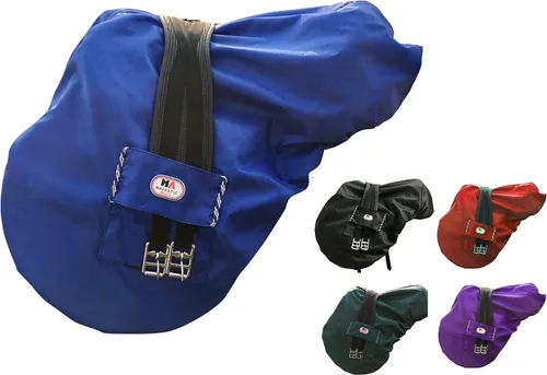 Vista 10 de Majestic Ally Nylon impermeable forro polar Ride On Inglés silla de montar cubierta - varios colores (negro)