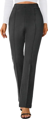 Vista 60 de Urban CoCo Pantalones de trabajo elásticos con corte de bota, pantalones de yoga pequeños para oficina casual