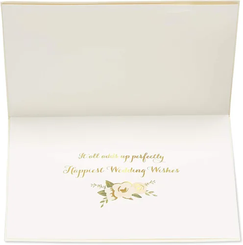 Vista 2 de Papyrus Tarjeta de boda para pareja (todo suma)