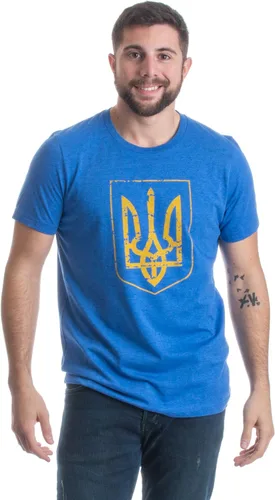 Vista 3 de Ukraine Pride - Camiseta unisex estilo vintage, estilo retro, estilo ucraniano