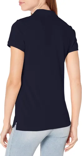 Vista 2 de Nautica Polo de algodón de manga corta con 5 botones para mujer