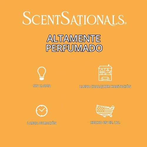 Vista 3 de ScentSationals Cera perfumada de néctar de madreselva para derretir 10 onzas (24 cubos) Fragancia de madreselva, enredaderas verdes y flor