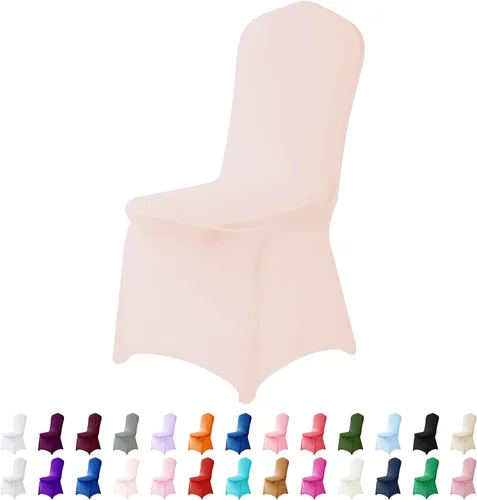 Vista 20 de Funda de elastano para silla, 12 unidades, fundas para silla, fundas para sillas de sala de estar, funda extraíble lavable y elástica para silla
