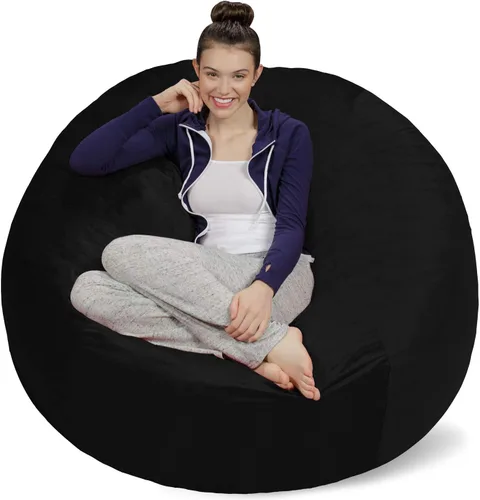 Vista 30 de [Usado] Sofa Sack Funda para Silla Puff Solo la Funda, para Adultos y Niños, Sin Relleno, Cómoda y Esponjosa, Funda de Repuesto para Silla Puff