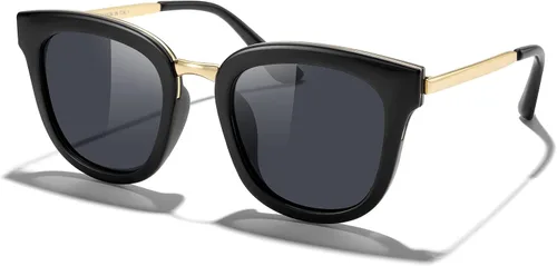 Vista 2 de MERRY'S Gafas de sol para niñas en forma de ojos de gato, gafas de sol polarizadas para niños S7001