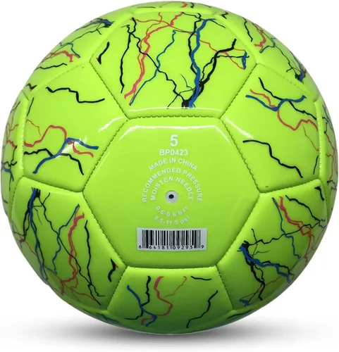 Vista 3 de Vizari Zodiac Balón de fútbol para entrenamiento al aire libre y juego divertido Pelota de fútbol al aire libre con vejiga de goma y cuero