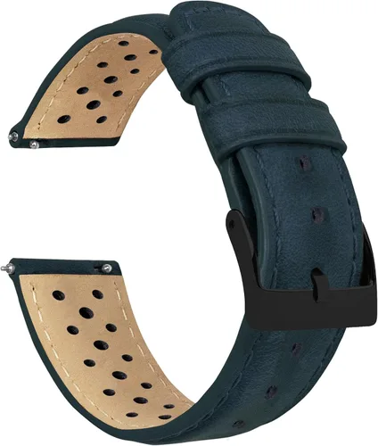 Vista 51 de Barton Racing & Rally Horween - Correas de cuero con barras de resorte de liberación rápida integradas, longitud estándar para muñecas de 5 a 8