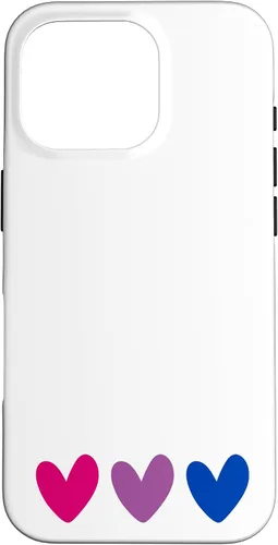 Vista 20 de Bisexual Pride Flag Heart Bi Sexual Bi-Sexual LGBT Men Women Case for iPhone 17