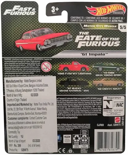 Vista 2 de Hot Wheels 61 Vehículo Impala