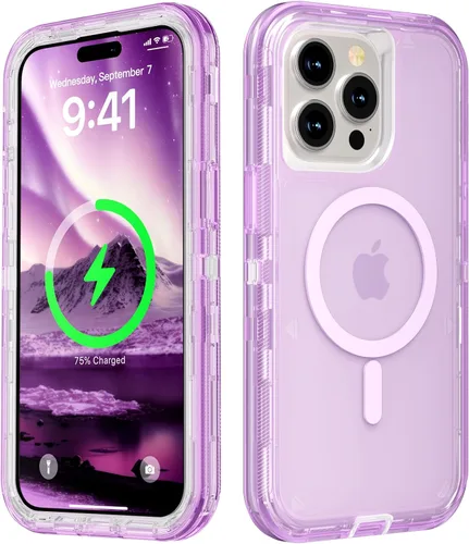 Vista 18 de Follaroma Funda para iPhone 11, Compatible con MagSafe, Fundas de Teléfono de Protección Resistente a Prueba de Golpes de Servicio Pesado