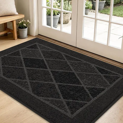 Vista 72 de BEQHAUSE - Tapete para puerta de 20 x 32 pulgadas, antideslizante, color beige
