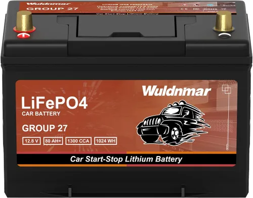 Vista 10 de Batería de litio de alto rendimiento para coche - G24 12V 60Ah con 1100CCA para sistemas de parada y arranque Auto