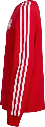 Vista 3 de adidas Boys' Long Sleeve Cotton Small Logo T-Shirt