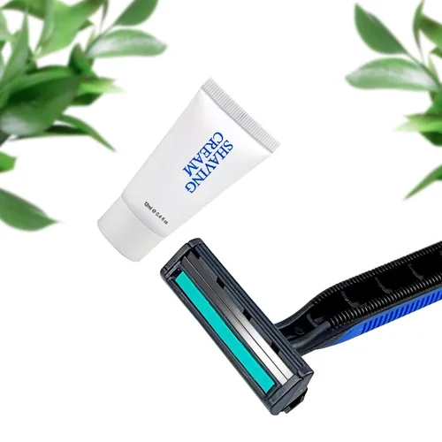 Vista 4 de Kit de afeitado a granel, afeitado suave desechable y crema