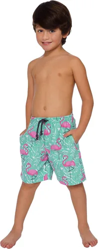 Vista 5 de INGEAR - Pantalones de baño de secado rápido para niños pequeños, pantalones de baño ideales para nadar o ir a la playa, traje de baño para niños