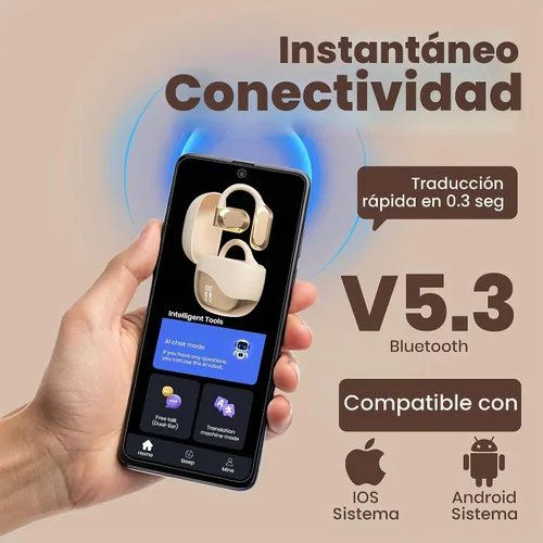 Vista 5 de Auriculares de traducción AI en tiempo real 144 idiomas 0.3s Tiempo