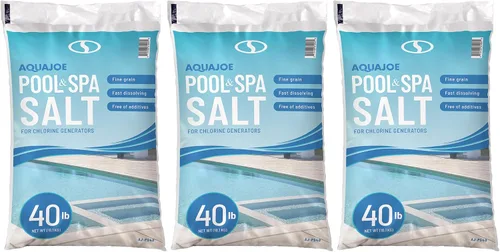 Vista 11 de Aqua Joe Generadores de cloro salado para piscina y spa, 40 libras, paquete de 2, AJ-PS40