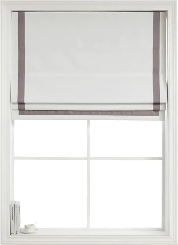 Vista 14 de Everyday Celebration Persianas romanas – 100 % opacas, sin cordón, para ventanas de interior, persianas con borde de cinta (negro) 23 pulgadas