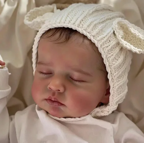Vista 6 de Anano Reborn Baby Dolls Loulou - Muñecas bebé realistas de silicona y vinilo de cuerpo completo para niña, de 20 pulgadas, impermeables