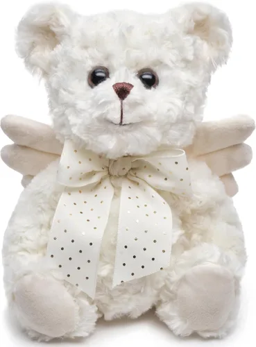 Vista 9 de Bearington Lil' Huggles, oso de peluche blanco de 10 pulgadas, es un gran regalo para cumpleaños, aniversario, vacaciones o graduación
