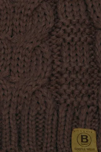 Vista 3 de Gorro de invierno para mujer, gorro de pescador de punto holgado para hombre