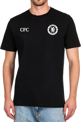 Vista 11 de Icon Sports Camiseta de algodón con licencia oficial del Chelsea FC, unisex para adultos