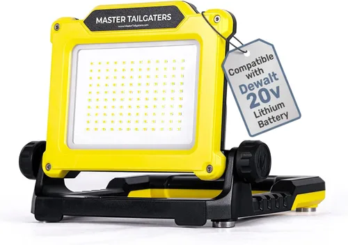 Vista 11 de Master Tailgaters FLUD 4000 Luz de Trabajo LED de Inundación Compatible con Baterías Black & Decker, Porter Cable, Stanley 18v-20v