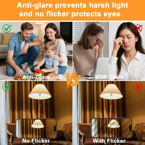 Vista 7 de E12 LED Bulb 2W Equivalent to 20W 25W Halogen Bulb Warm White 3000k, 2 Pcs