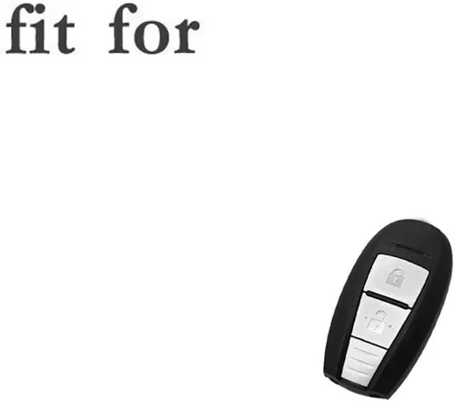 Vista 3 de Funda protectora de silicona Segaden compatible con llave remota de 2 botones para Suzuki CV4543 Negra