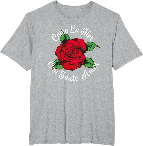Vista 38 de Como La Flor - Bailar Cumbia - Mexican Rose Fiesta Regalo Camiseta Negro