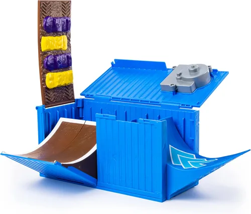Vista 4 de Monster Jam Ship It & Flip It Juego de Transformación con Camión de Fundición a Troquel 1:64, Multicolor