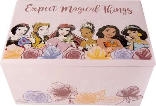 Vista 2 de Disney Princess Expect Magical Things - Joyero organizador rosa con licencia