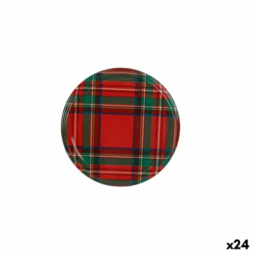 Vista 2 de Set de tapas Sarkap Escocés 6 Piezas 6,6 x 0,8 cm (24 Unidades)