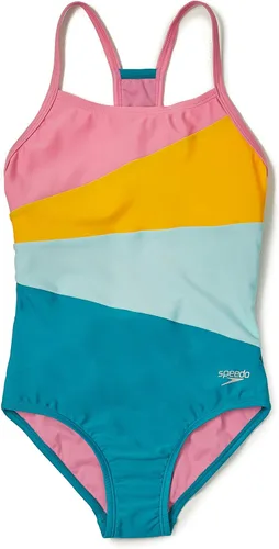 Vista 31 de Speedo Traje de baño de una pieza para niña con tiras finas Azul (Blue Print)