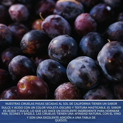 Vista 4 de Traina Home Grown CA Sun Dried Angelino Plum Mitades - Fruta seca (2 libras/32 onzas)